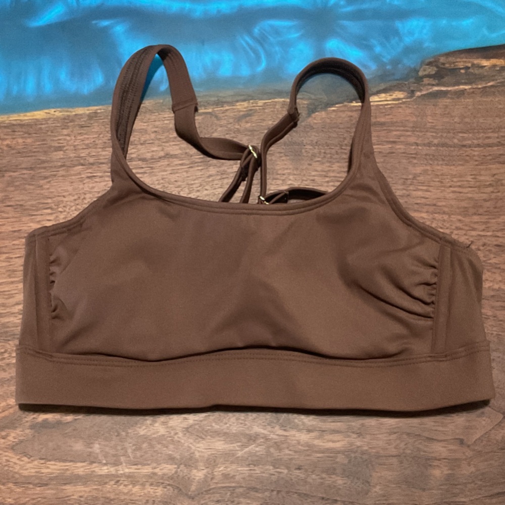 Shade & Shore Brown Bikini Top